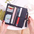Fashion Luxury Durable Long High Capacity PU Leather Wallets Womens Wallet Custom logo Women Zipper Purse Wallet