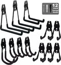 Wholesale Hot Sale Heavy Duty 12 Pack Stainless Steel 304 Eco-Friendly Multifunction Wall Mount Garage Storage Hooks & Racks