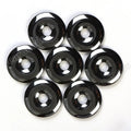 18mm 20mm 25mm 30mm 40mm Natural Black Hematite Gemstone Donut Pendants Gogo Stone Pendant for Necklace