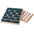 New 24 Pairs of Large Jewelry Earrings Display Stand Trap With Moving Pads