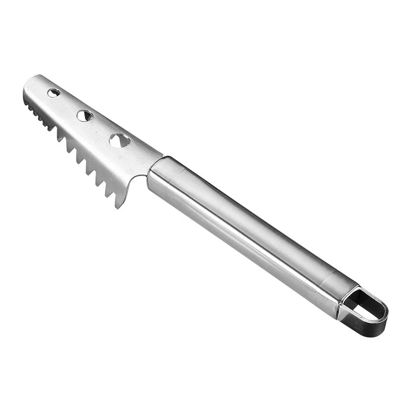 Household High Quality Multifunctional Fine Serrated Stainless Steel Fish Scale Planer Scrapers