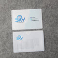 Clear Soft Plastic PVC Custom Logo Clear PVC Card Holder