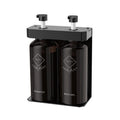High-end Hotel Wall Mounted Stainless Steel Matt Black Hanging Shower Gel Liquid Soap Bottle Bracket