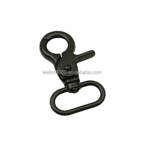 Stock Supply 1.0inch 25 x 55mm Matte Black Bag Trigger Hook