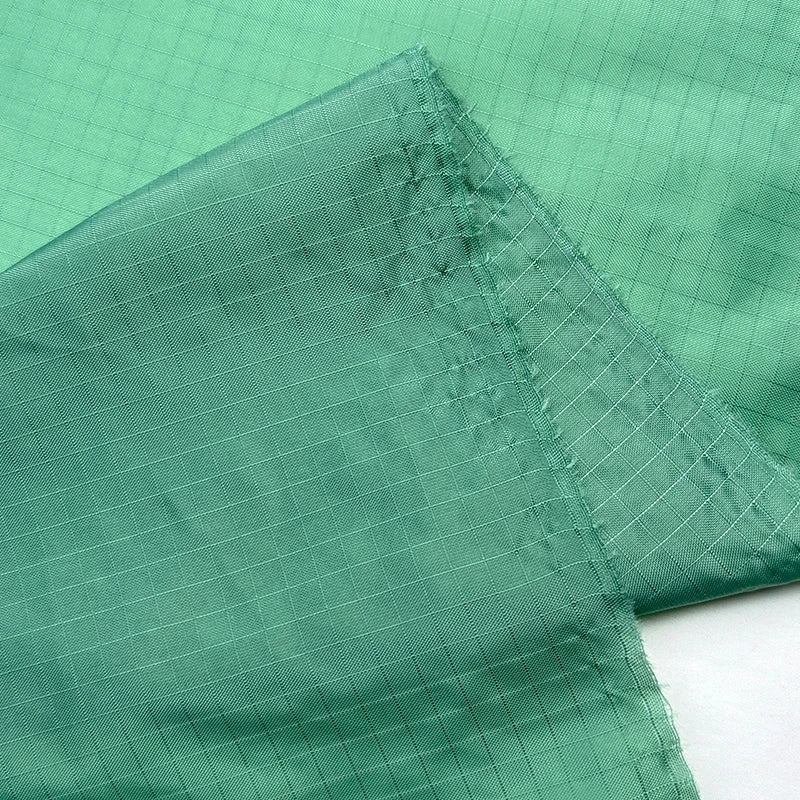 Wholesale Inventory 70d Nylon Ripstop Fabric Bag Material Fabric Free Sample Grid PU Coated Taffeta Fabric MegaBDM