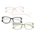 TR Metal Light TR90 Eyewear Transparent Oval Solid Pattern Full Rim Optical Frames Comfortable Stylish Spectacles Women Men