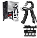Adjustable Exercise Hand Grip Strengthener Finger Strength Trainer Hand Grip Set
