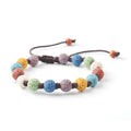 Original Bohemian Style Essential Oil Aroma Diffuser Jewelry DIY Natural Lava Stone Bead Bracelet Wholesale