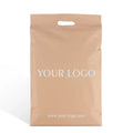Eco Friendly Compost Custom Polythene Postage Die Cut Courier Poly Mailer White Plastic Mailing Poly Bags With Handles