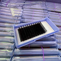 Dark Cashmere Lash Trays Matte Black Faux Mink Lash Extensions Volume Trays Wholesale Fluffy Individual Lashes