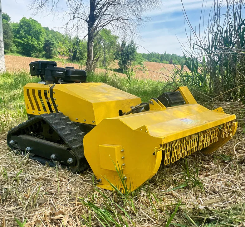 Bush Mower Shredder Wholesale All-terrain Slope Gasoline Spinner Mower Lithium Battery Remote Control Lawn Mower Sell