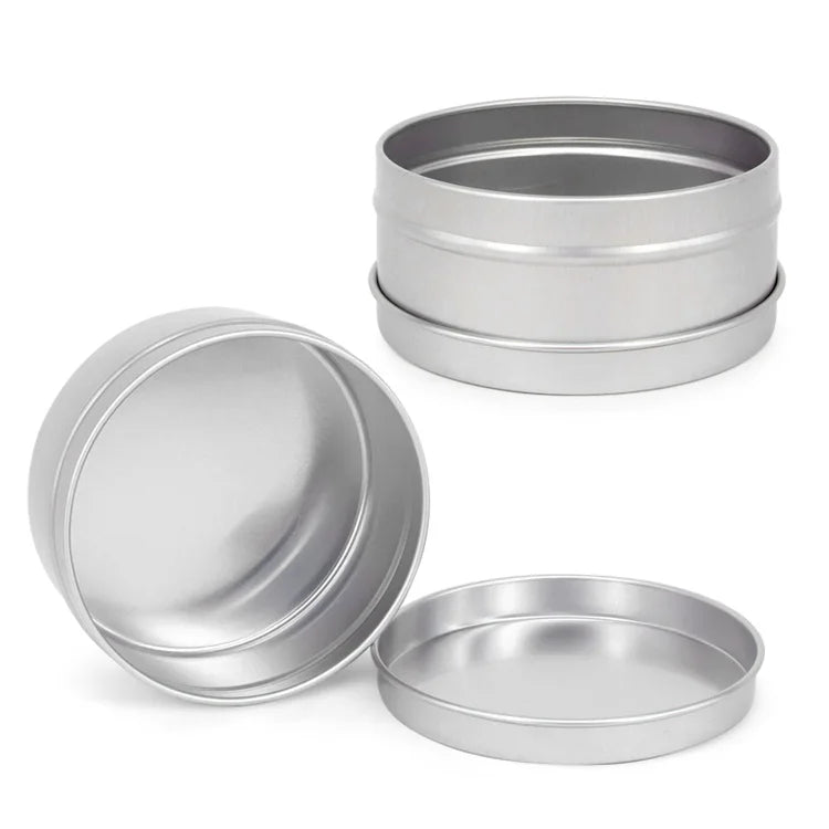 colorful printing Aluminum metal candle tins packaging Aluminum Jar custom metal hair wax container
