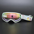 Yijia Optical Wholesale Stock Teenage Antifog Ski Glasses Snow Goggle Kids Custom Sunglasses Children Colored Ski Goggles