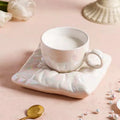 Wedding Gift Nordic Cute Porcelain Mug Creative Macaron 220ml Coffee & Tea Cup and Saucer Set