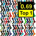 Factory Novelty Crew Christmas Stockings Custom Logo Jacquard Dress Socks Colorful Unisex Funny Happy Cotton Socks for Women Men