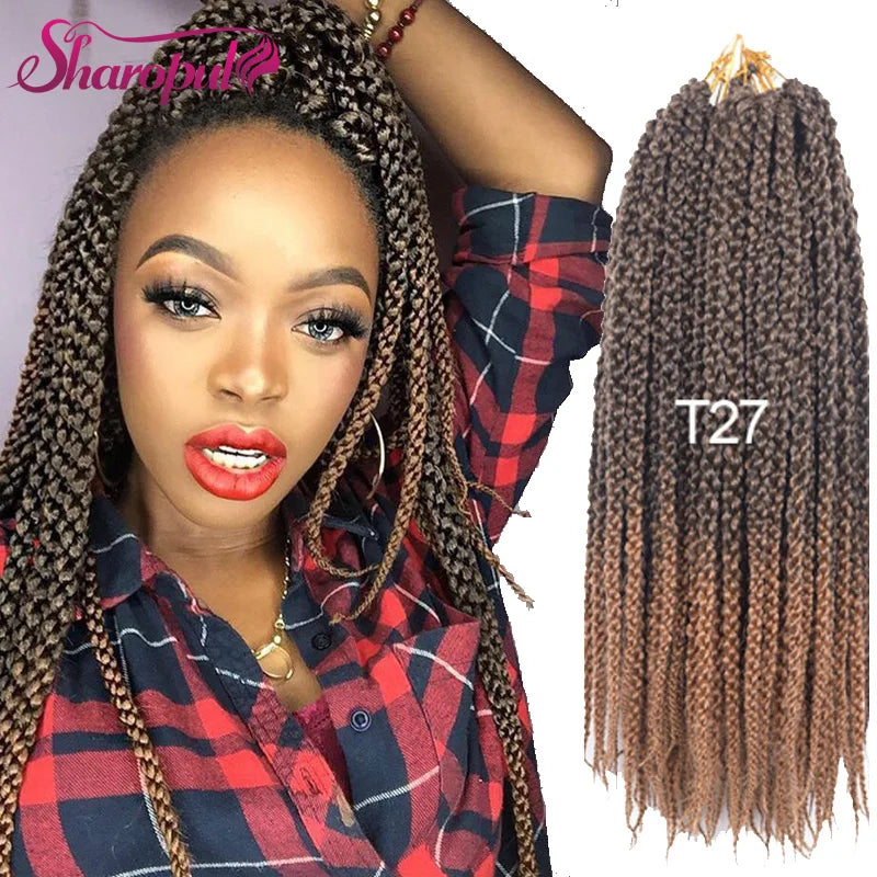 Crochet Braids Hair Easy to Wear Box Braids Synthetic Crochet Hair 4x Twist Crochet Hair Extensions for Black Women