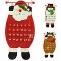 Felt Christmas Countdown Calendar Christmas Advent Calendar with Pockets 25 Days of Christmas Countdown for Kids