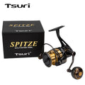 SPITZE Spinning Fishing Reel Saltwater Ultralight Spinning Reel 5.2:1 Carp Large Diameter Line Roller Casting Reel
