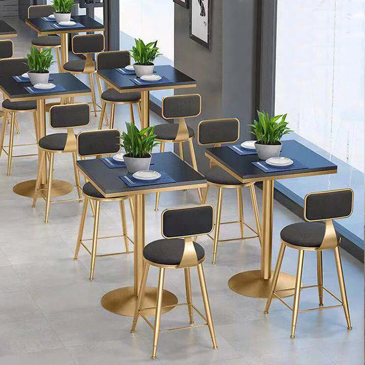 Modern Design Commercial Cafe Dining Furniture Iron Table and Chairs for Restaurants Hotels Living Rooms Bedrooms Malls