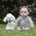 18Inch Long Reborn Girl Toys Realistic 1:1 Ratio 5.8Lbs Weight Full Solid Silicone Reborn Baby Doll Soft