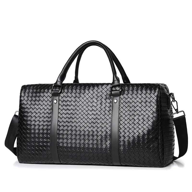 New PU Leather Dry and Wet Separation Sports Yoga Bag Large Capacity Fitness Bag Short Trip Luggage Bags Travel