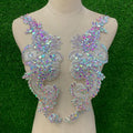 Hot Sale Heavy Hand Wedding Rhinestone Applique New in Europe and America Garment Accessories