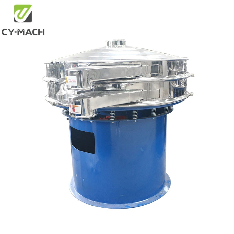 Stainless Steel High Screening Efficiency Rotary Vibrating Sifter Shaker Machine for Powder With 220V/380V/450V