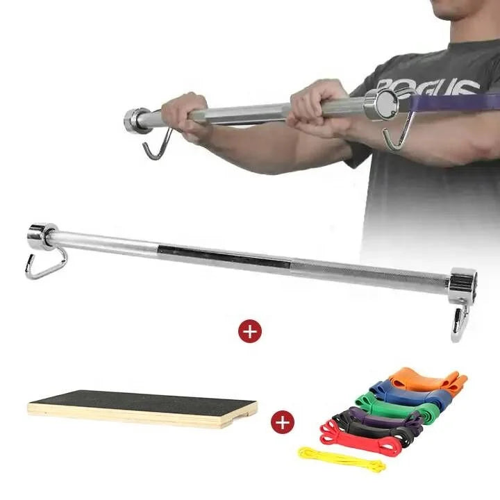 OEM Steel Short Bar Handle for Resistance Bands 30"/35.4"/38.5" Length Home Gym Workout Resistance Band Exercise Bar X3