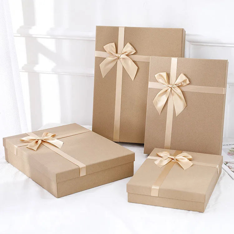 Wholesale Eco Friendly Apparel Cardboard Box Packaging Custom Logo Kraft Hoodie Gift Paper Box