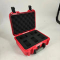 DPC030 Red Hard Plastic Waterproof Watch Display case With New Design 5 Slots Eva