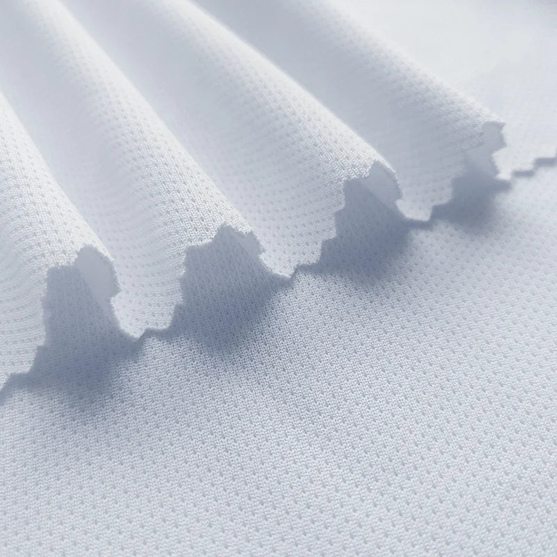 100% Polyester Mini Eyelet Mesh Sports Fabric for T-shirt Activewear