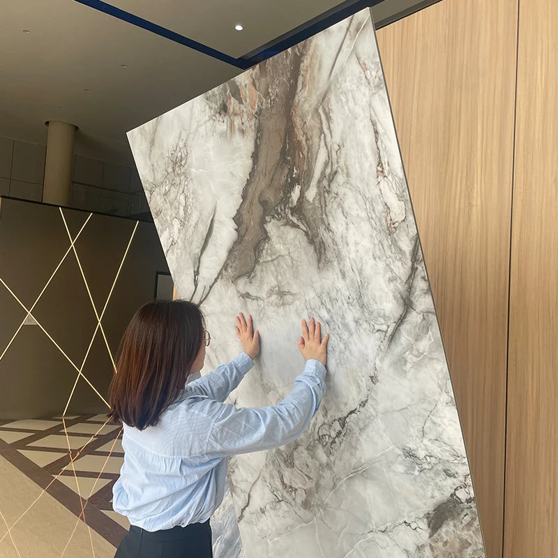 Carbon Slate Wall Panels Wood Plastic Composite Industrial Waterproof Fireproof Decorative Wall Board for Hotel Office Building