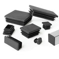 Factory Wholesale Tube End Plug Square Tube Insert Plugs Pipe Blanking End Edge Plug Bungs for Table Chair Furniture Legs