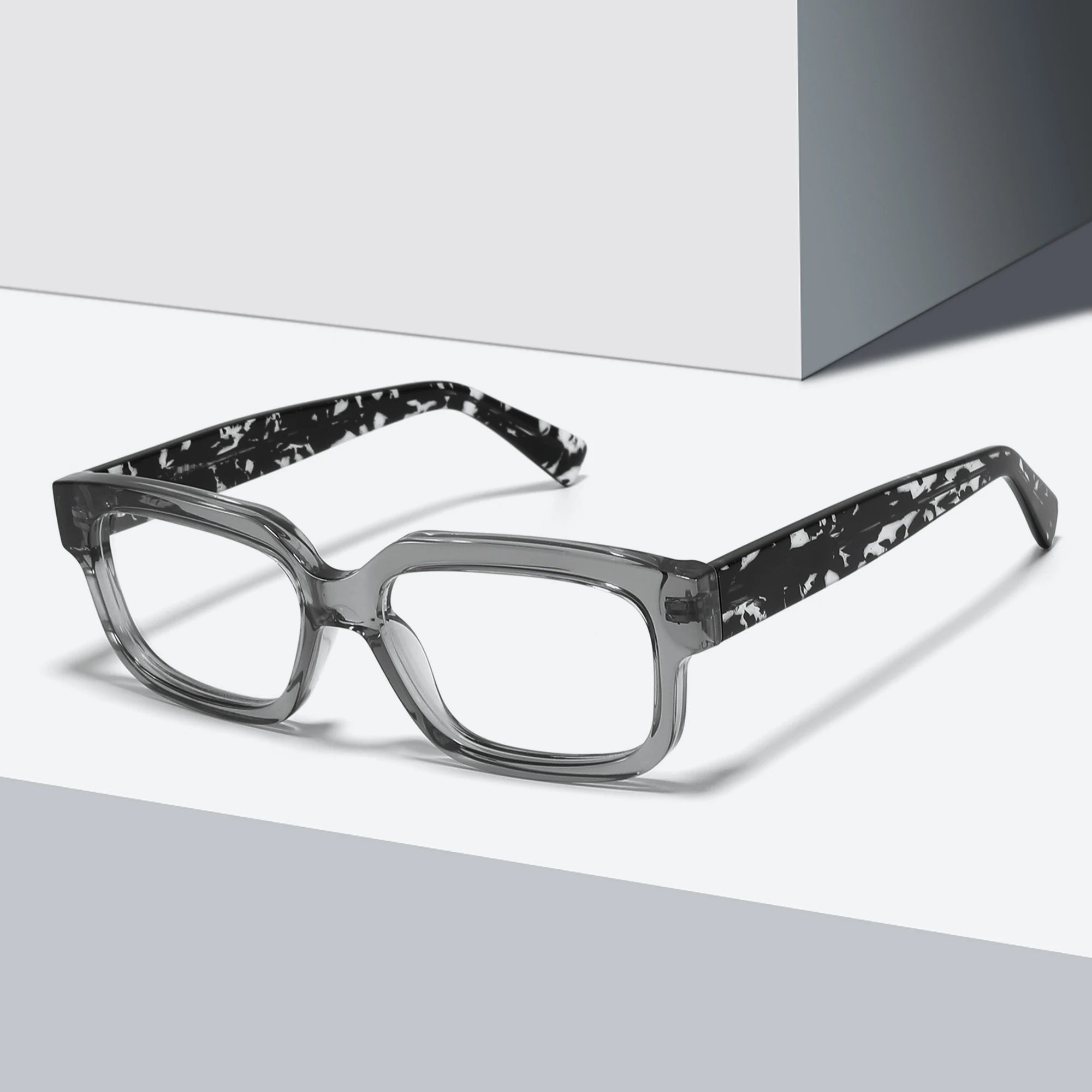 2024 New Retro Square Optical Glasses Fashionable Clear Lens Eyeglasses Frame TR90 Eyeglasses Frame for Men and Women