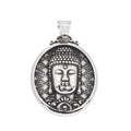Trending Stainless Steel Hollow Buddha Pendant Men Necklace Buddha Love Spiritual Jewelry Meditation Accessories