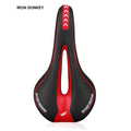 IRONDONKEY Simple Hollow Mountain Bike Saddle with Ventilation Design High Quality Thickened Cotton All Seasons Use