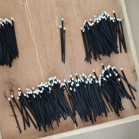 Safety Personalized Eco-Friendly Classic Wooden Matches for Brand MST96 Model White Silver Tip Match Sticks High Quality