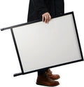 Portable Black Powder Coating Metal A-Frame Sign Stand Round Outdoor Advertising Sidewalk Sign Amazon Marketing