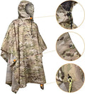 Woqi Lightweight 100% Waterproof Polyester Raincoat for Men Customized Bike Hiking Clothing
