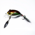 Wholesale 8g 55mm Bionic Wobbler Crank Bait Lure for Saltwater Fish Bass & Marlin-Artificial Hard Bait with Strong Hooks