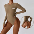 Training Custom Logo Solid Sport Gym Workout One Piece Yoga Women Active Wear Yoga Fitness Jumpsuit
