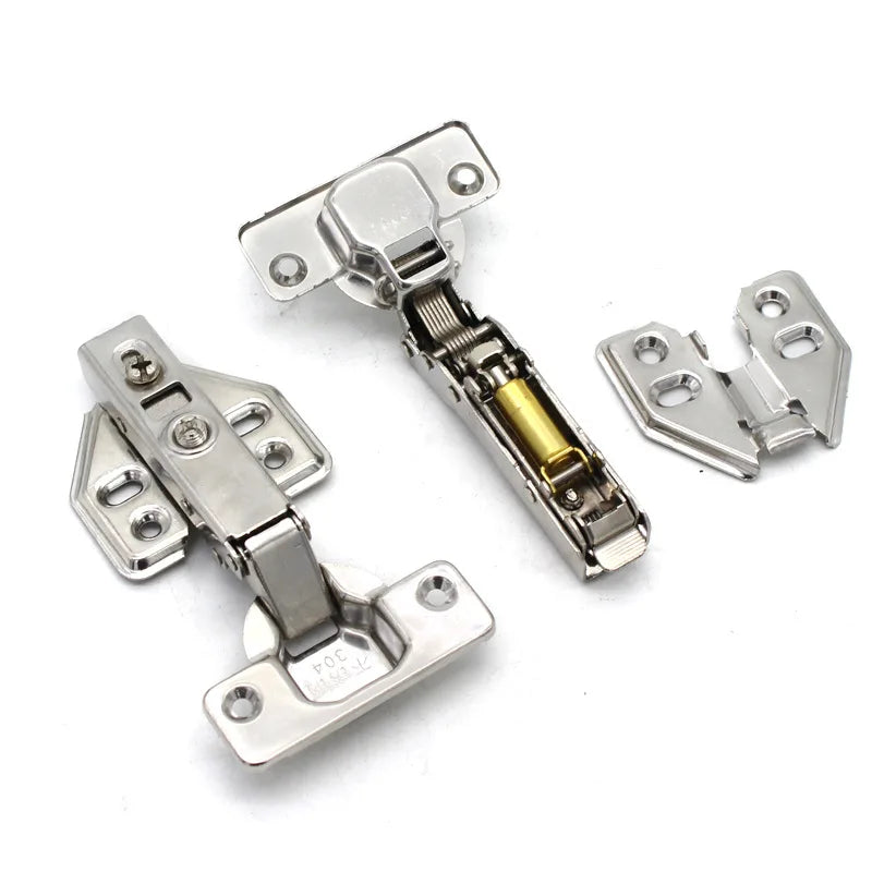 Stainless Steel Kitchen Cabinet Folding Table Hinge Soft Close Hidden Door Furniture Hardware Customizable Carton Box