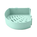 Creative Home Kitchen Bathroom Rectangular Rack Free Punching Seamless Adhesive Storage Rack Plastic Wall Mount
