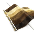 Factory Wholesale Double Machine Weft Cuticle Intact Tape Ins Remy Tape Hair in Extensions Human Hair Pvc Bag 10-30inch