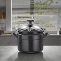 Induction Compatible Aluminum Alloy Pressure Cooker Explosion-Proof Gas Soup Pot 7L  Eco-Friendly for Household Use