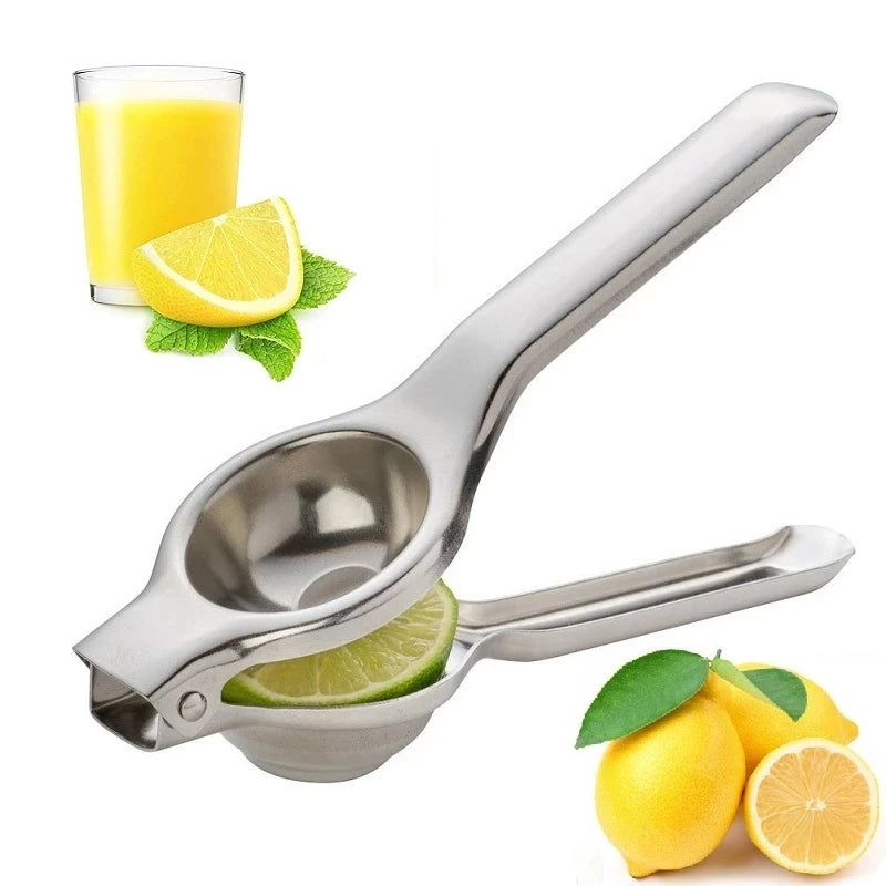 Stainless Steel Lemon Fruits Squeezer Orange Hand Manual Juicer Kitchen Tools Lemon Juicer Orange Queezer Juice Fruit Pressing