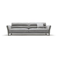 Italian Latest Design Fabric Sofa Modern Home Furniture Living Room Sofas Luxury 3 Seater Grey Sofa Furniture