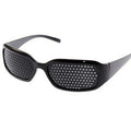 Retro Sport Pinhole Sunglasses for Women Men Small Holes Eyeglasses Vision Care Glasses