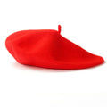 Wholesale Stock Fashion Free Sample Adult Luxury French Beret 100% Wool Hat for Woman
