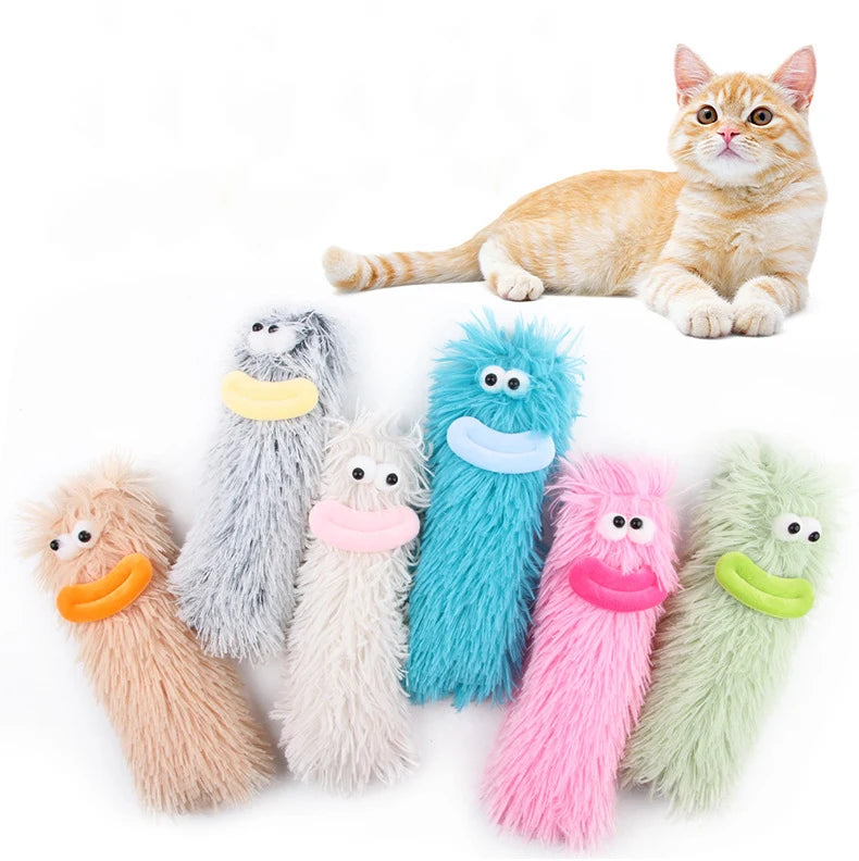 Pet Plush Pillow Cleaning Teeth Plush Cat Chew Toys Catnip Cat Toys